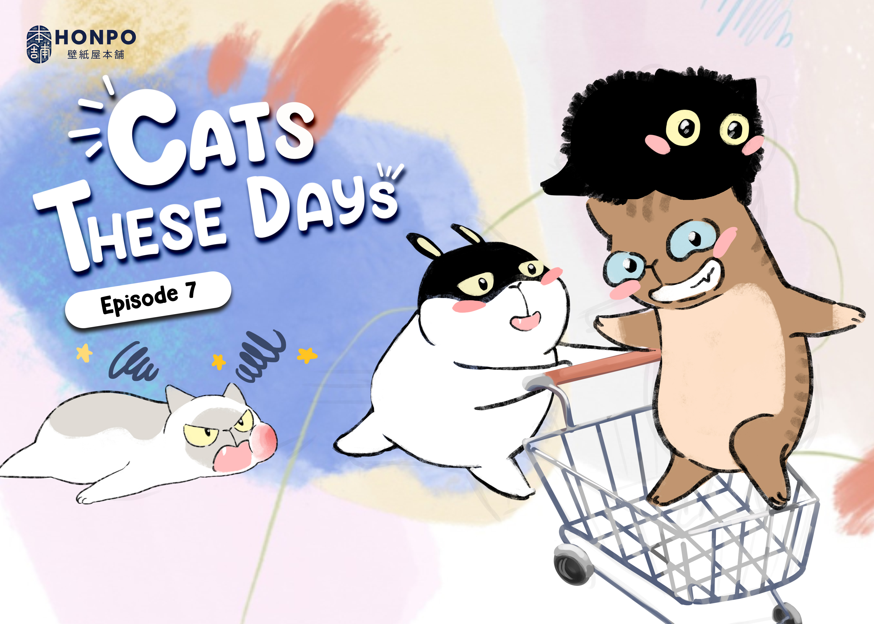 Cats these days playing
